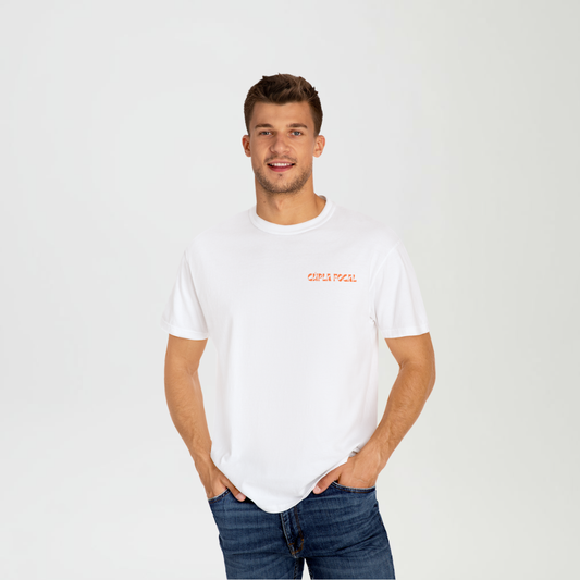 Cúpla Focal Pineapple Graphic Tee- White