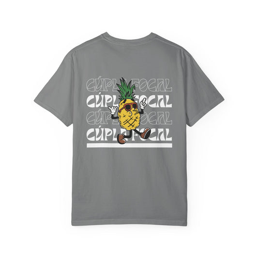 Cúpla Focal Pineapple Graphic Tee- Grey