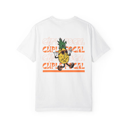 Cúpla Focal Pineapple Graphic Tee- White