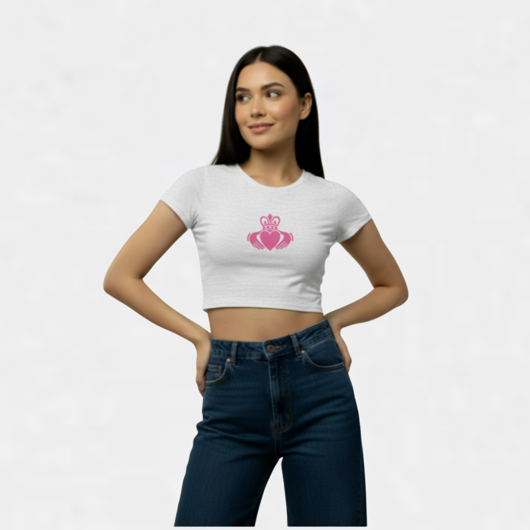 NEW Hot Pink Claddagh tee